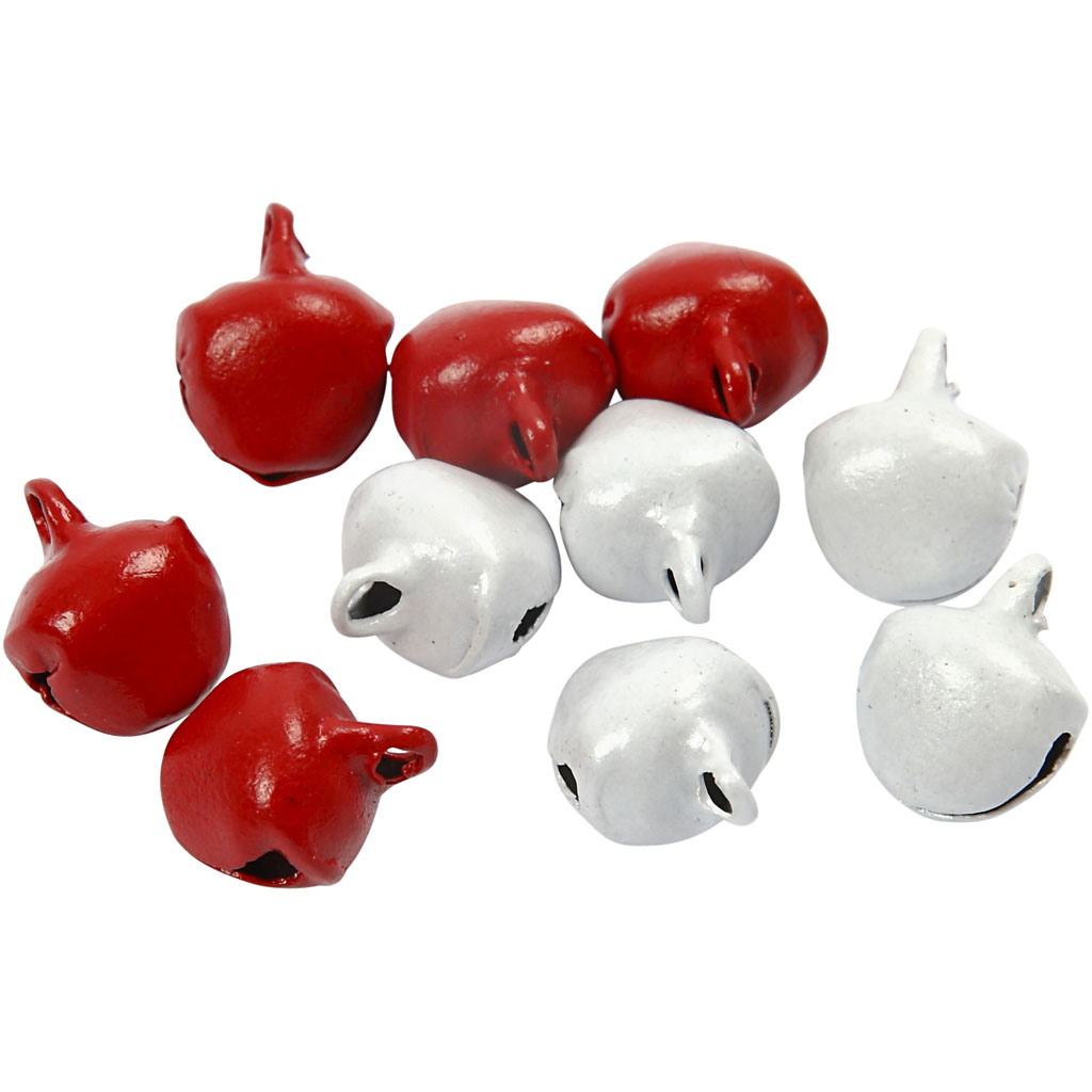 Kellad, diameeter. 8 mm, punane/valge, 50 tk/ 1 pakk - Image 3