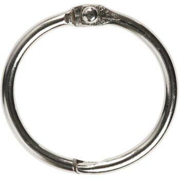 Raamatu rõngas, diameeter. 25 mm, paksus 2,7 mm, 10 tk/ 1 pakk