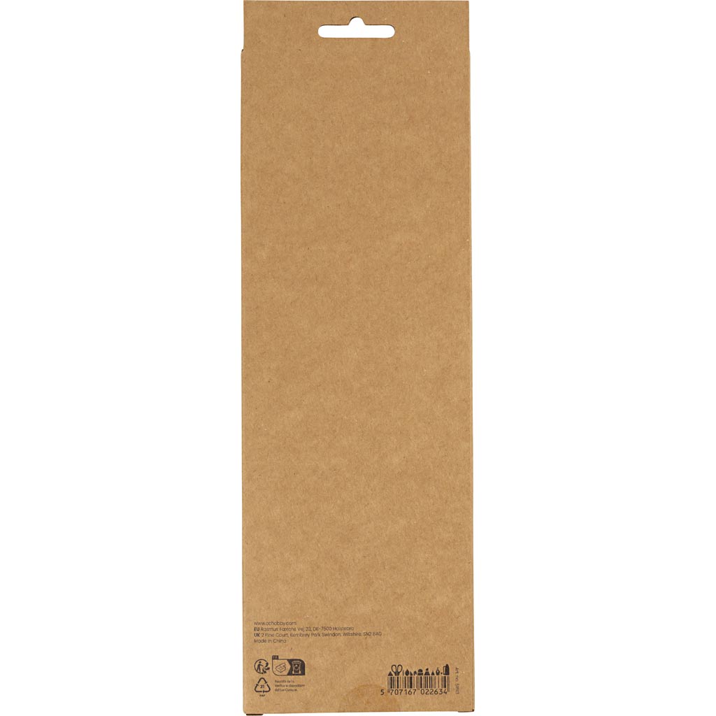 šenill, L: 30 cm, paksus 6 mm, punane, 50 tk/ 1 pakk - Image 3