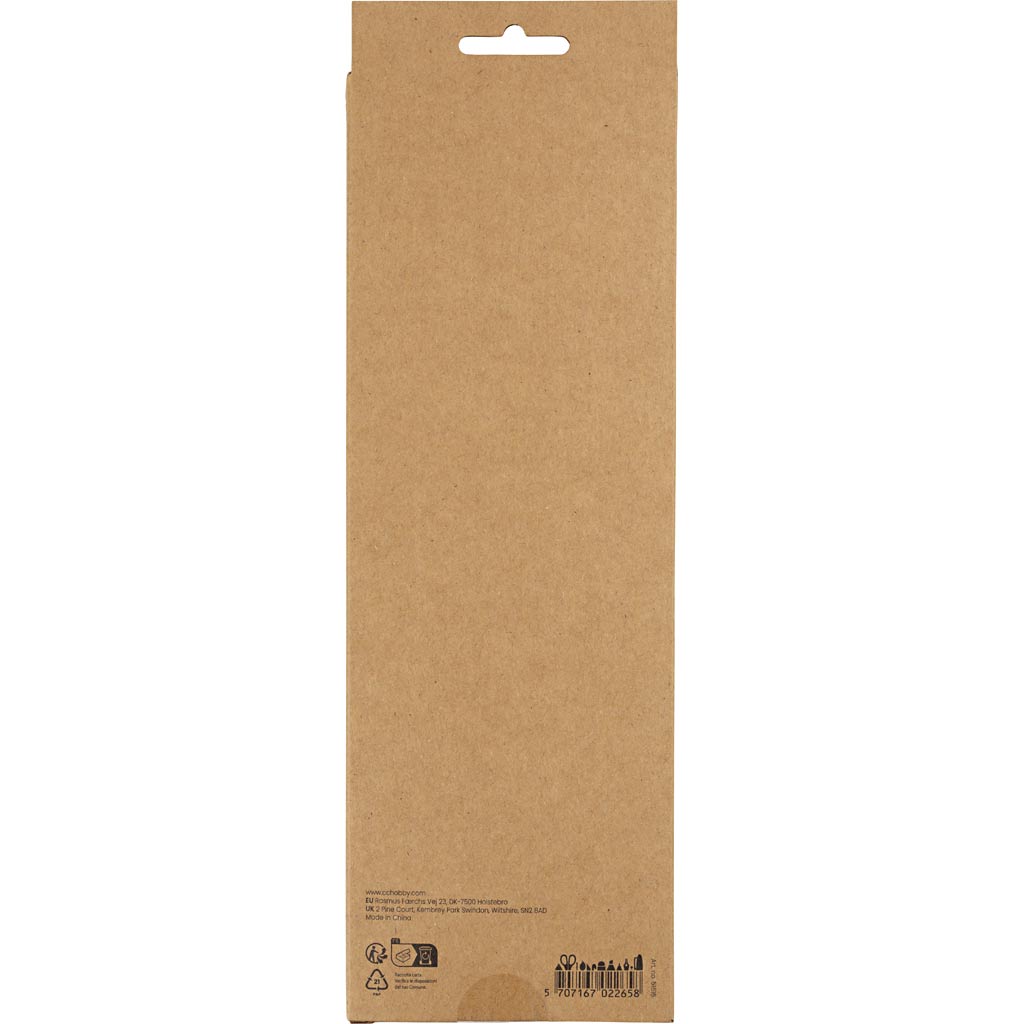 šenill, L: 30 cm, paksus 6 mm, kollane, 50 tk/ 1 pakk - Pilt 3