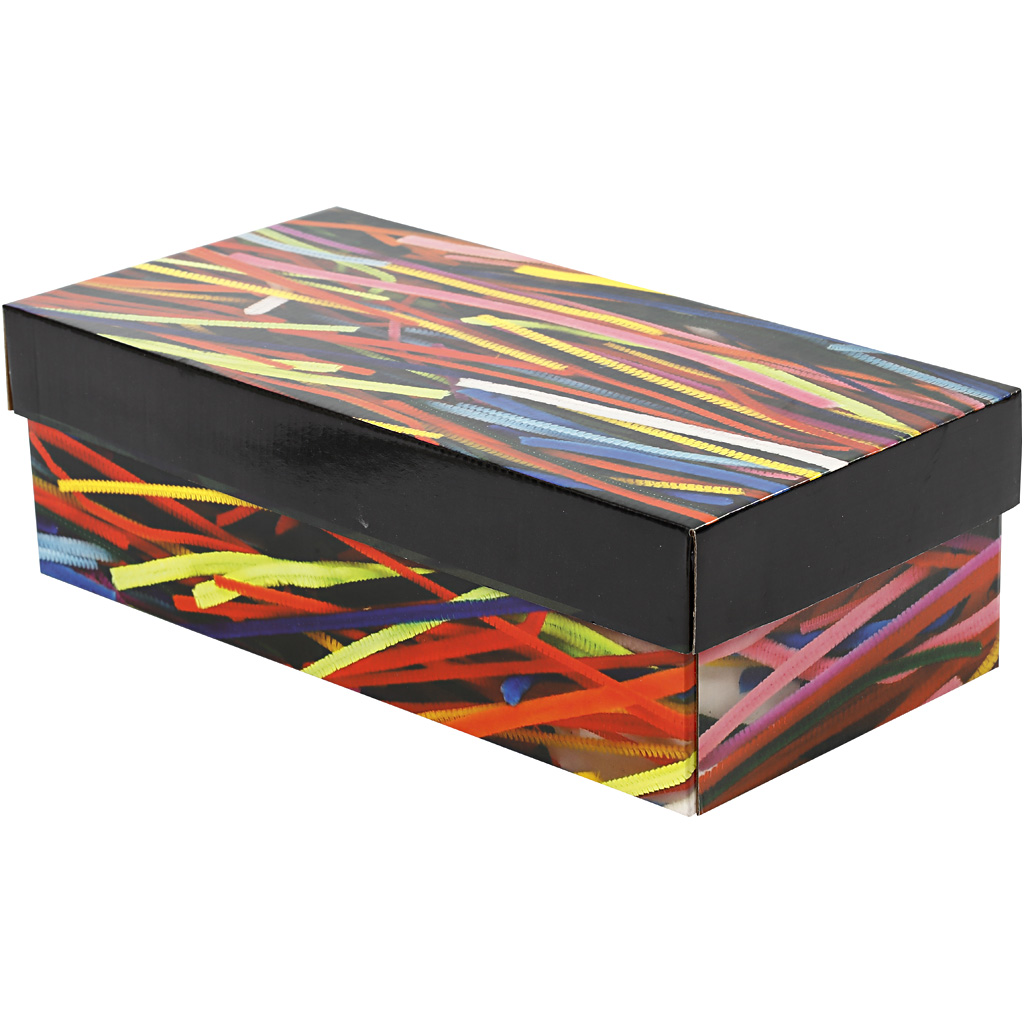 šenill, L: 30 cm, paksus 4+6+9 mm, värvivalik, 700 tk / 1 pakk. - Image 2