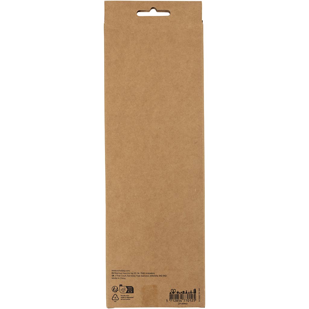 šenill, L: 30 cm, paksus 6 mm, heleturkiis, 50 tk/ 1 pakk - Pilt 3