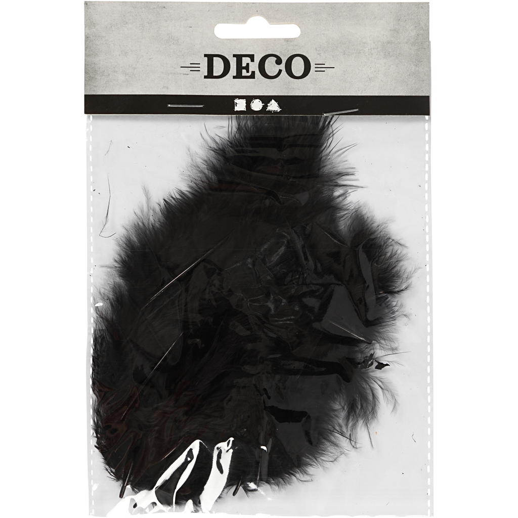 Alus, suurus 5-12 cm, must, 15 tk/ 1 pakk - Image 2