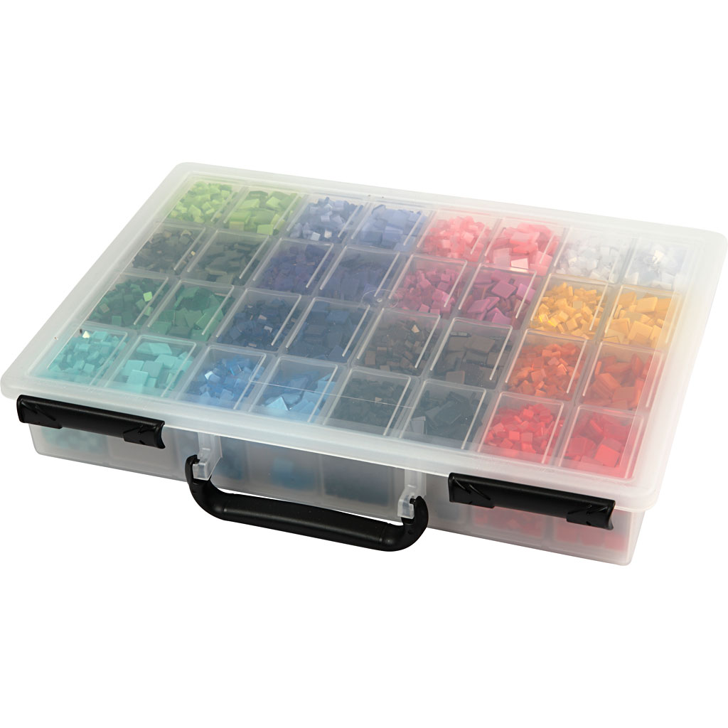 Mini mosaiik, suurus 5x5+10x10 mm, paksus 2 mm, 32x25 g/ 1 pakk - Image 5