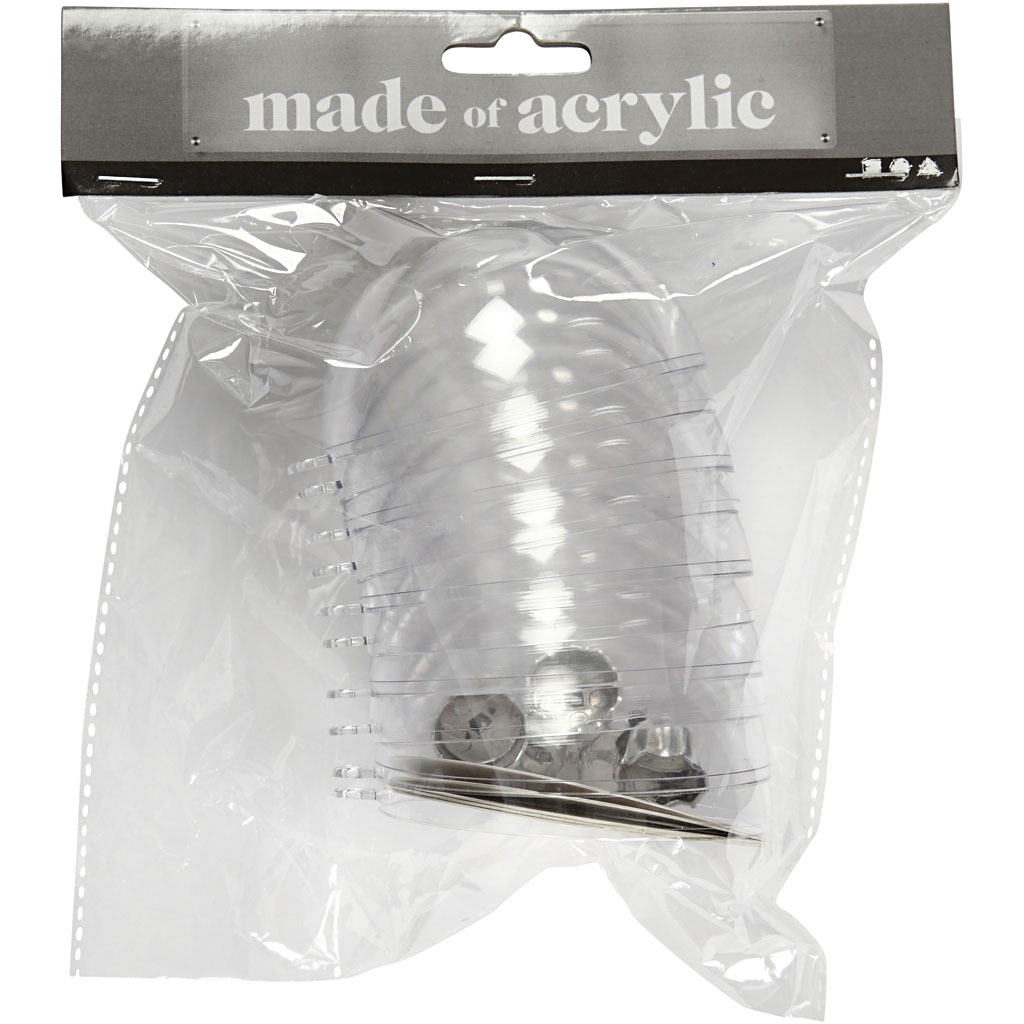 Kaunistuseks mõeldud kujukesed, diameeter. 8 cm, läbipaistev, 5 tk/ 1 pakk - Image 2