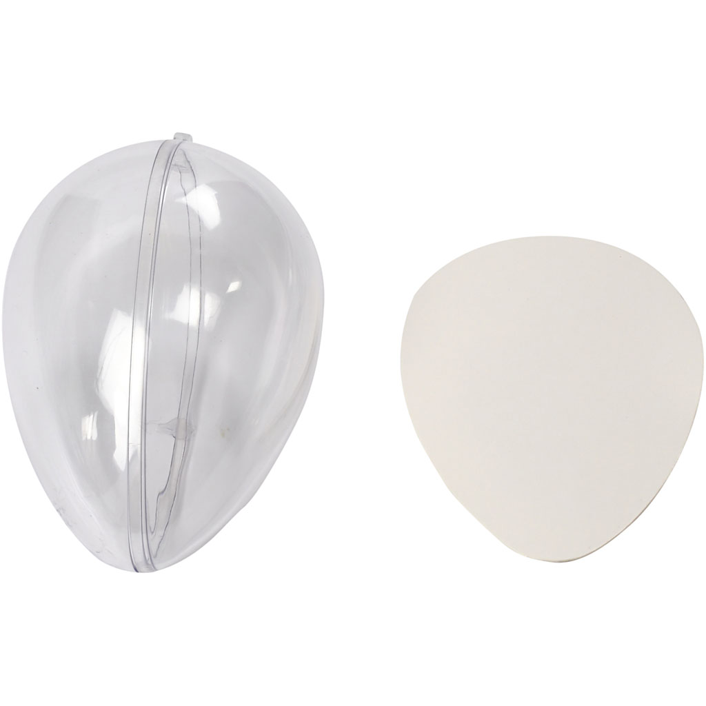 Munakujulised kujukesed kaunistamiseks, H: 9 cm, 5 komplekti/ 1 pakk - Image 3