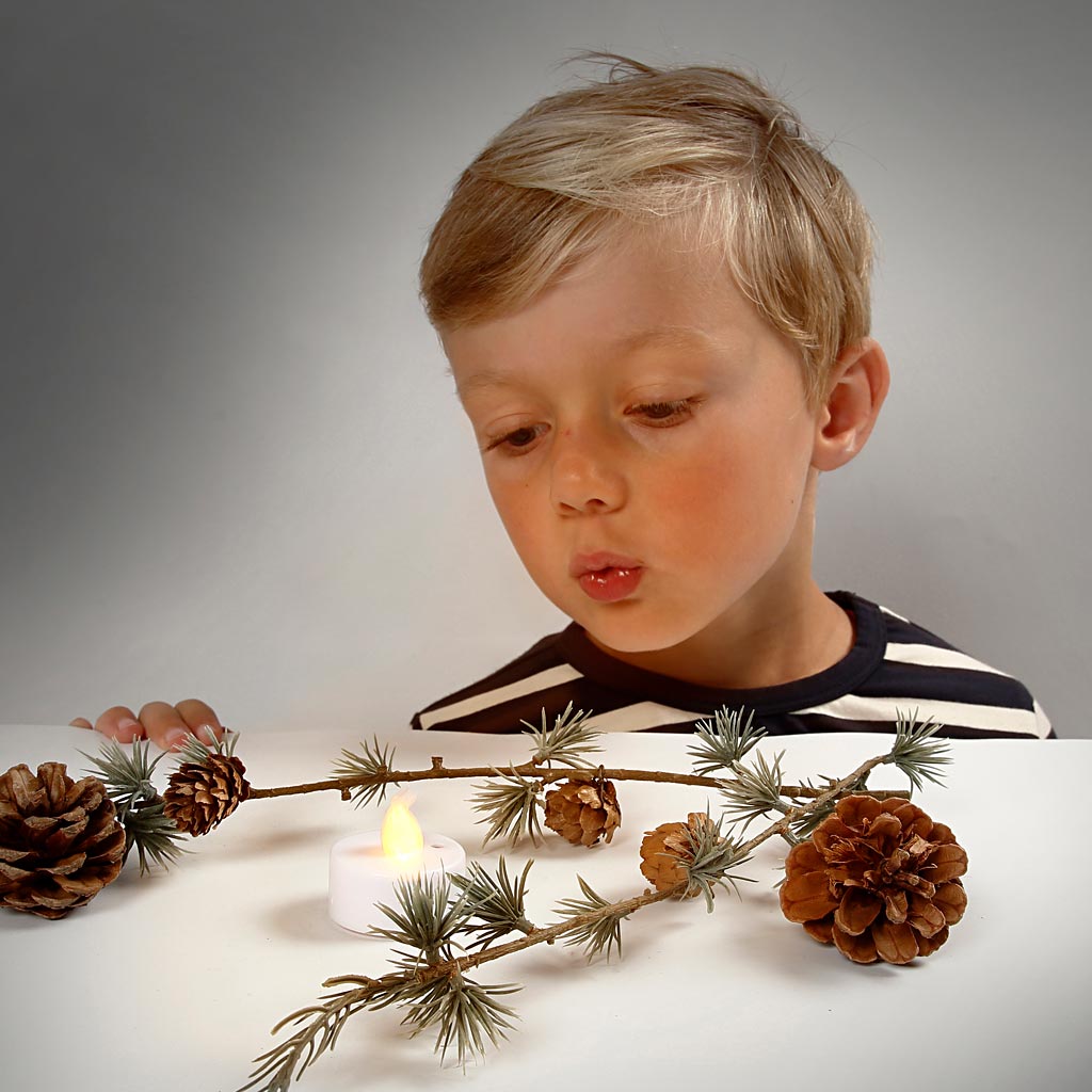 LED-teeküünlad, H: 35 mm, diameeter. 38 mm, valge, 24 tk/ 1 pakk - Image 4