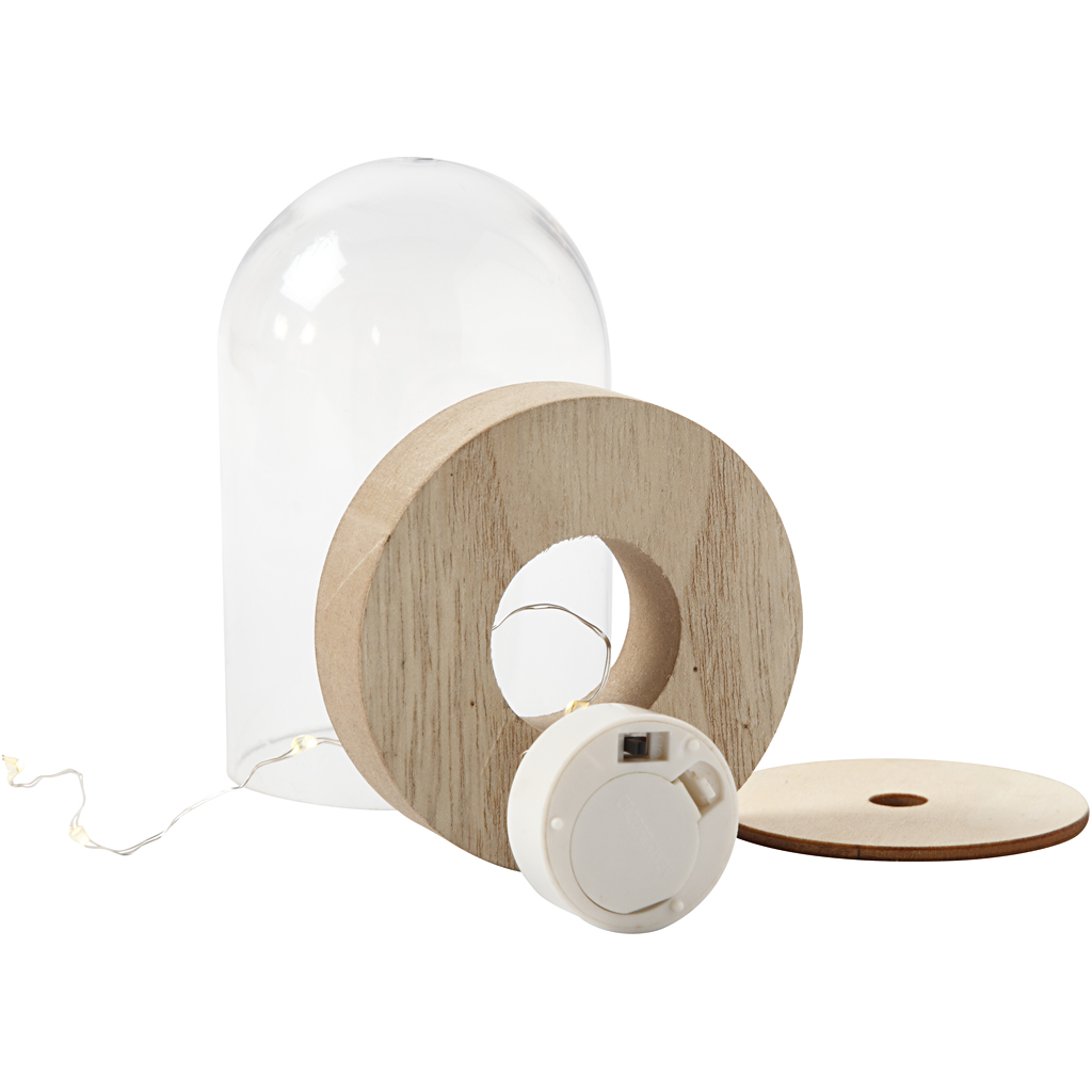 LED valguskimp, L: 27 cm, hõbedane, 1 tk - Image 5