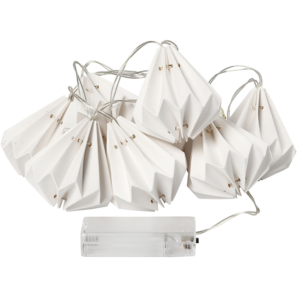 LED-valguspael lambivarjudega, H: 80 mm, L: 100 cm, diameeter. 65 mm, valge, 1 tk