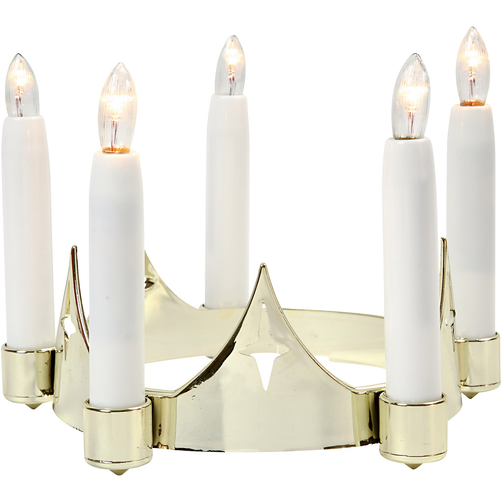 Lucia Crown, H: 14 cm, diameeter. 15-19 cm, 1 tk