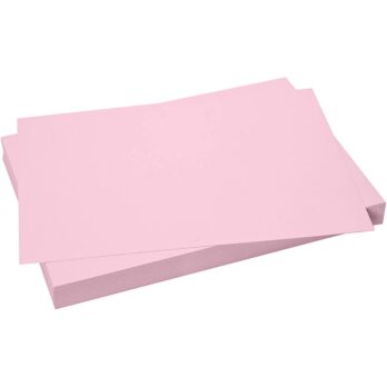 Kaart, leht 50x70 cm, suurus 50x70 cm, 270 g, heleroosa, 100 lehte/ 1 pakk