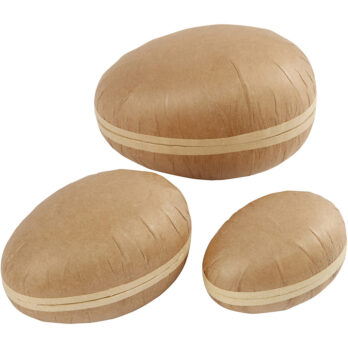 Kaheosaline muna, L: 12+15+18 cm, 3 tk/ 1 pakk