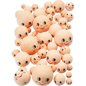 Pead, diameeter. 12+18+22+30+40 mm, helebeež, 100 tk/ 1 pakk