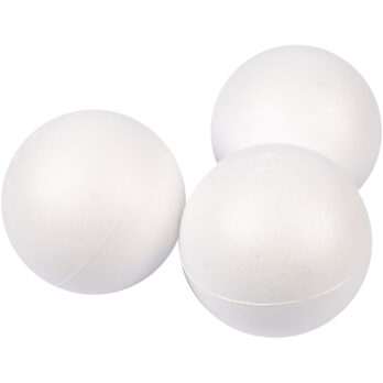 Polüstüreenpallid, diameeter. 10 cm, valge, 25 tk/ 1 pakk