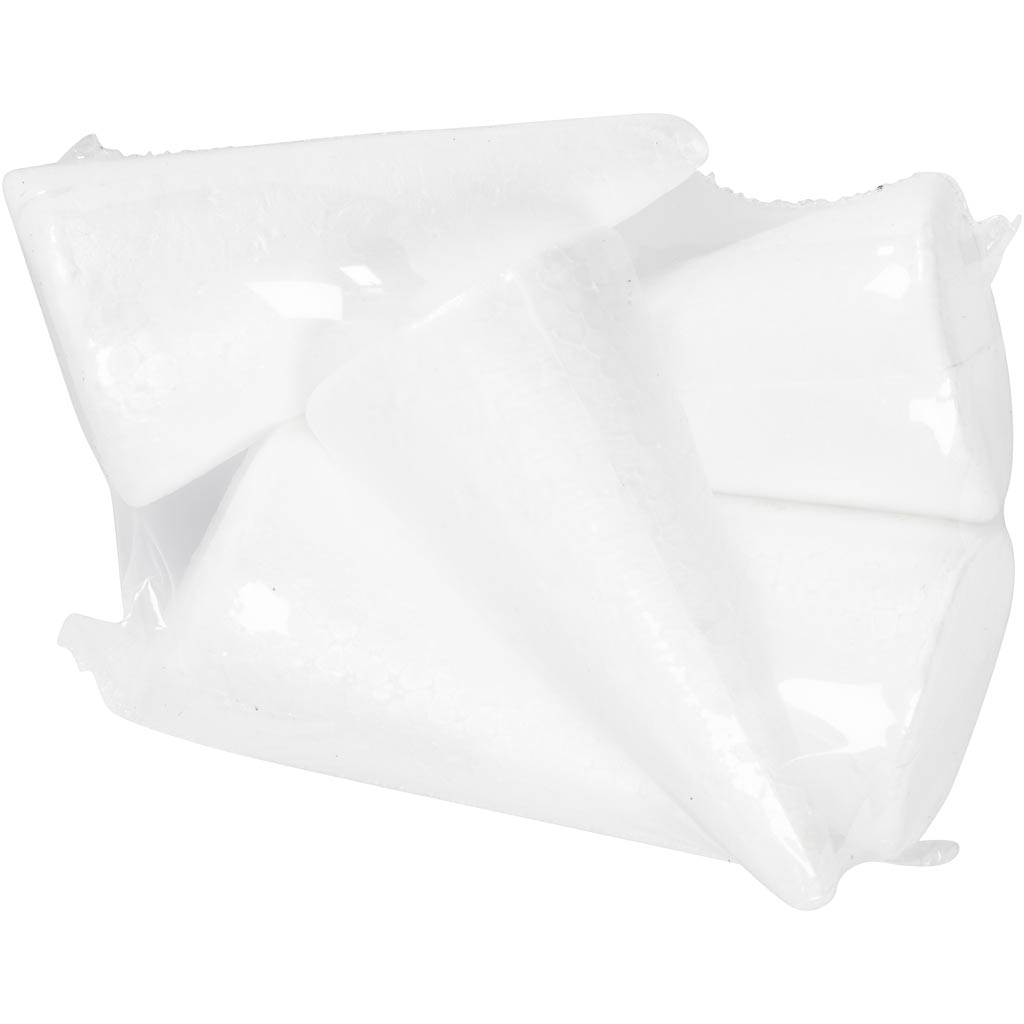 Koonus, H: 11 cm, diameeter. 5,5 cm, valge, 5 tk/ 1 pakk - Image 2