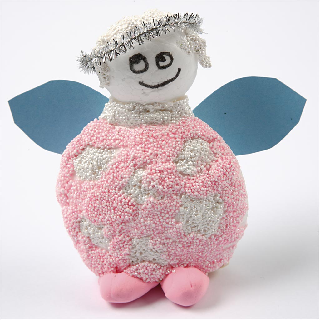 Polüstüreenpallid ja -munad, suurus 1,5-6,1 cm, valge, 550 tk/ 1 pakk - Image 2