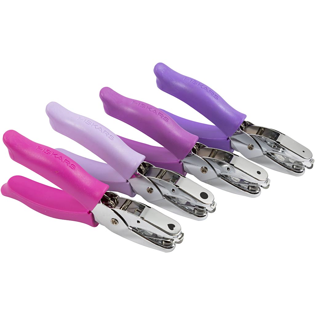 Fiskarsi käepistoda, augu suurus 1,5+3+5+6 mm, 4 tk/ 1 pakk