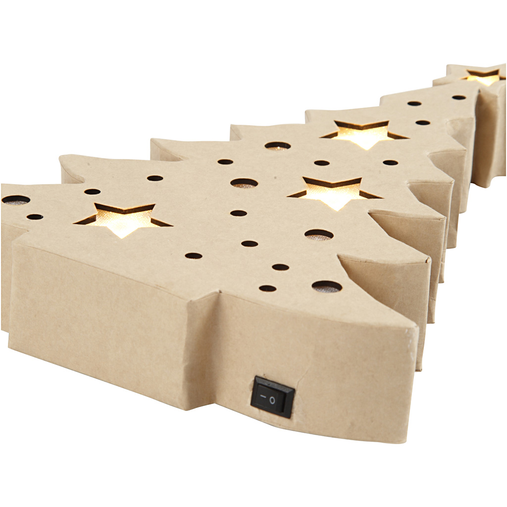 Figuur, sees valgusega, jõulupuu, K: 27 cm, S. 4 cm, L: 21,5 cm, 1 tk. - Image 4