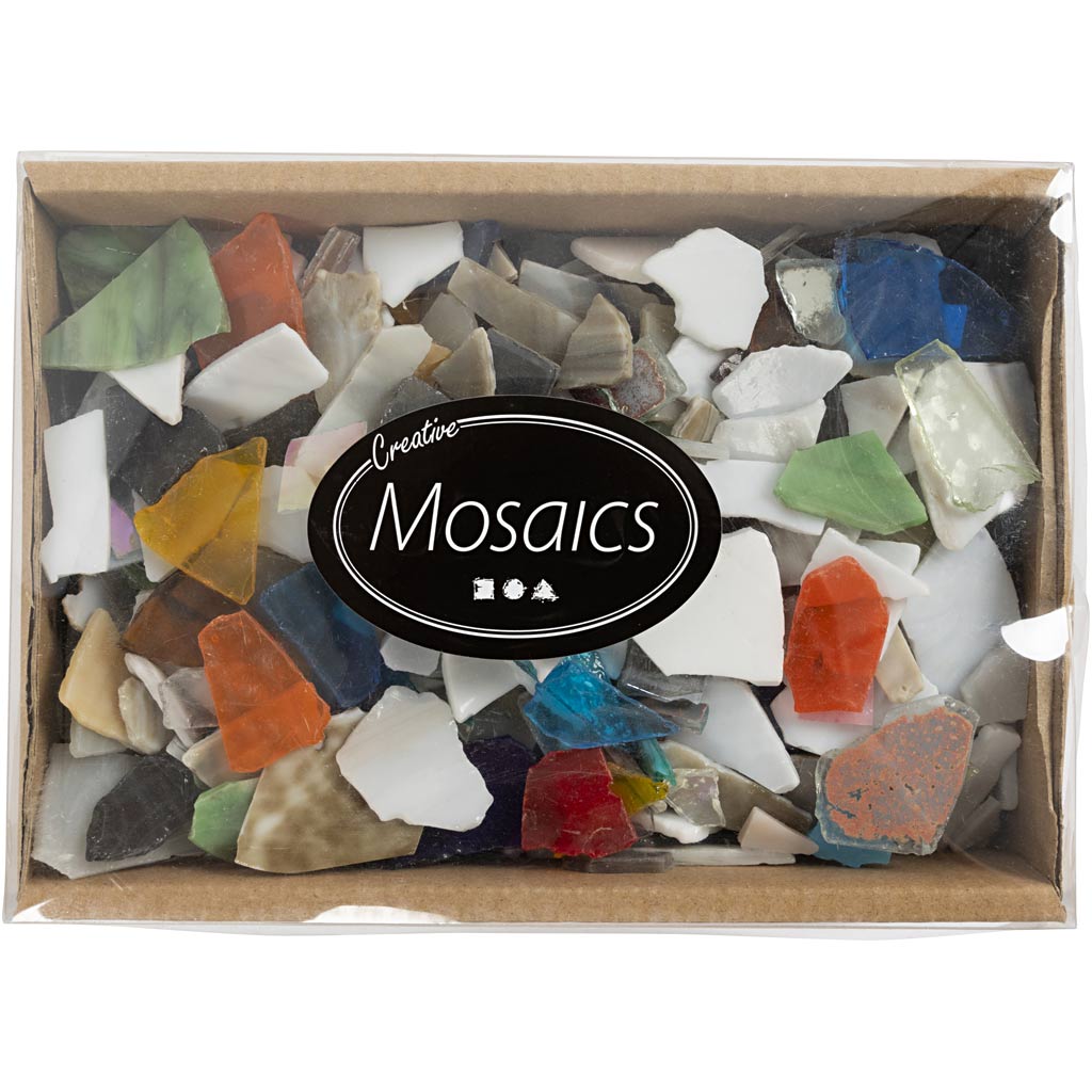 Mosaiigid, suurus 8-20 mm, paksus 2-3 mm, sisu võib erineda, värvide valik, 2 kg/ 1 pakk. - Image 4