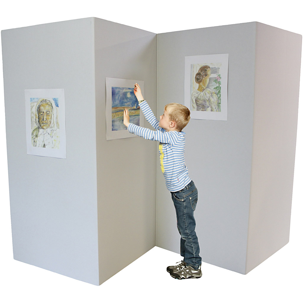 Esitlusseinad, kõrgus: 190 cm, laius: 4x90 cm, paksus 4 mm, 3 tk/ 1 pakk - Image 2