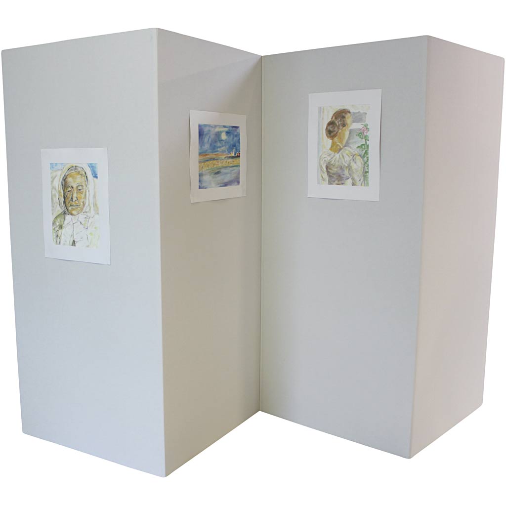 Esitlusseinad, kõrgus: 190 cm, laius: 4x90 cm, paksus 4 mm, 3 tk/ 1 pakk - Image 3