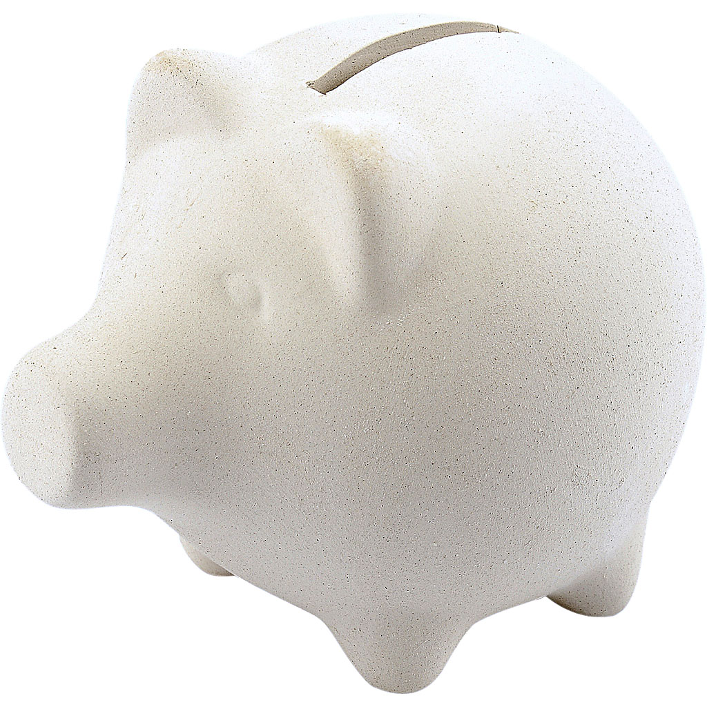 Piggy Bank, K: 9 cm, L: 11 cm, 10 tk/ 1 pakk