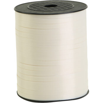 Kummipael, W: 5 mm, valge, 400 m/ 1 rull