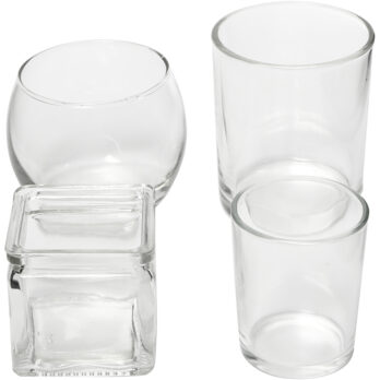 Teeküünla hoidja, H: 5,3-8,4 cm, diameeter. 4,5-7,3 cm, sisu võib erineda , 72 tk/ 1 pakk