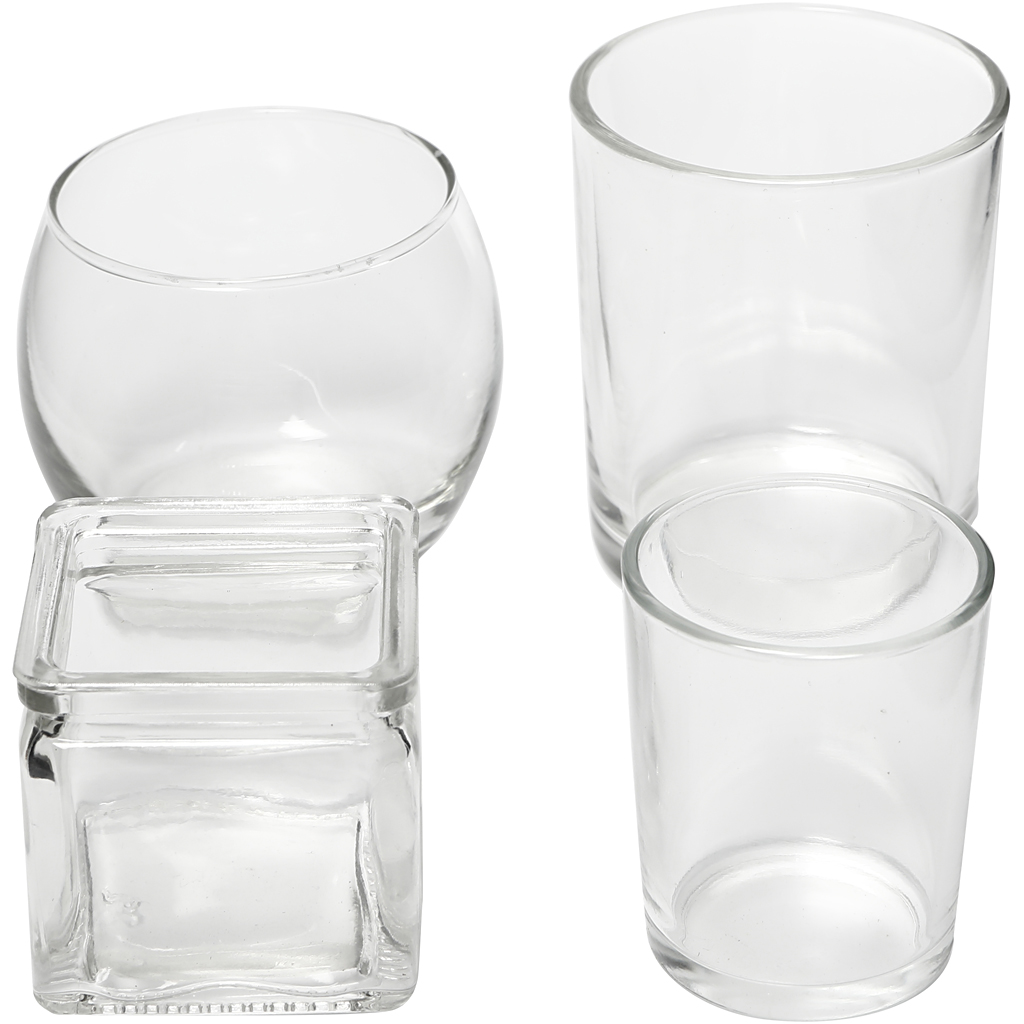 Teeküünla hoidja, H: 5,3-8,4 cm, diameeter. 4,5-7,3 cm, sisu võib erineda , 72 tk/ 1 pakk