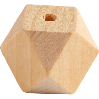 Teemandikujuline helmeke, W: 20 mm, augu suurus 3 mm, 6 tk/ 1 pakk