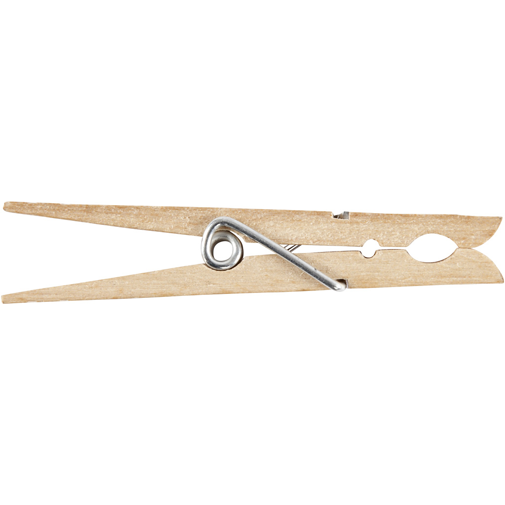 Rõivaklambrid, L: 80 mm, W: 10 mm, 150 tk/ 1 pakk - Image 3