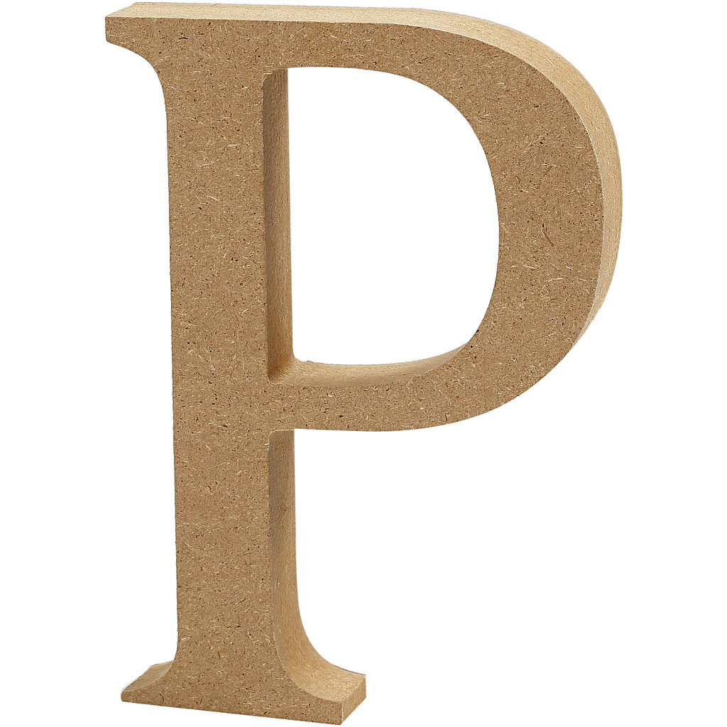 Letter, P, H: 8 cm, paksus 1,5 cm, 1 tk. - Image 2