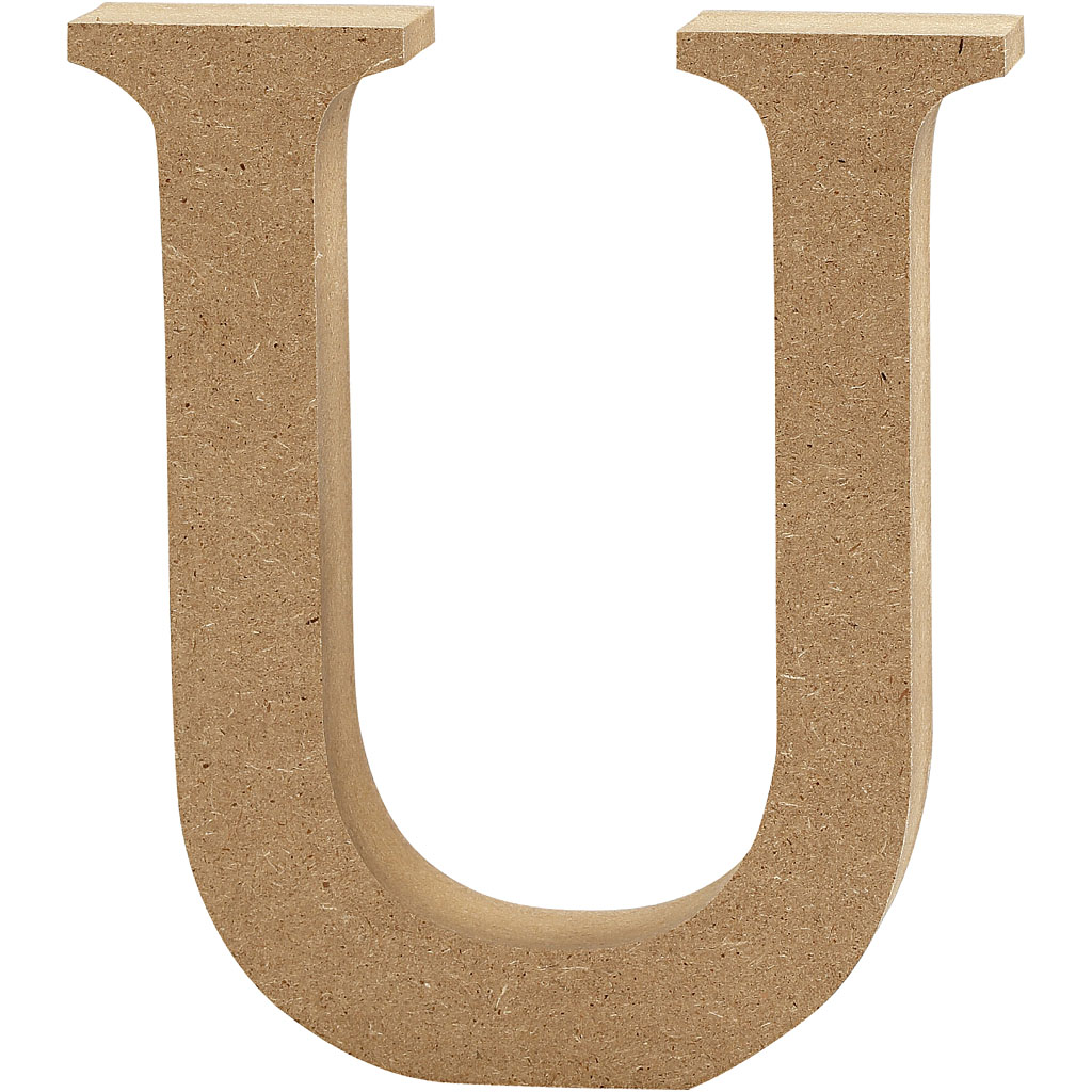Letter, U, H: 8 cm, paksus 1,5 cm, 1 tk. - Image 2