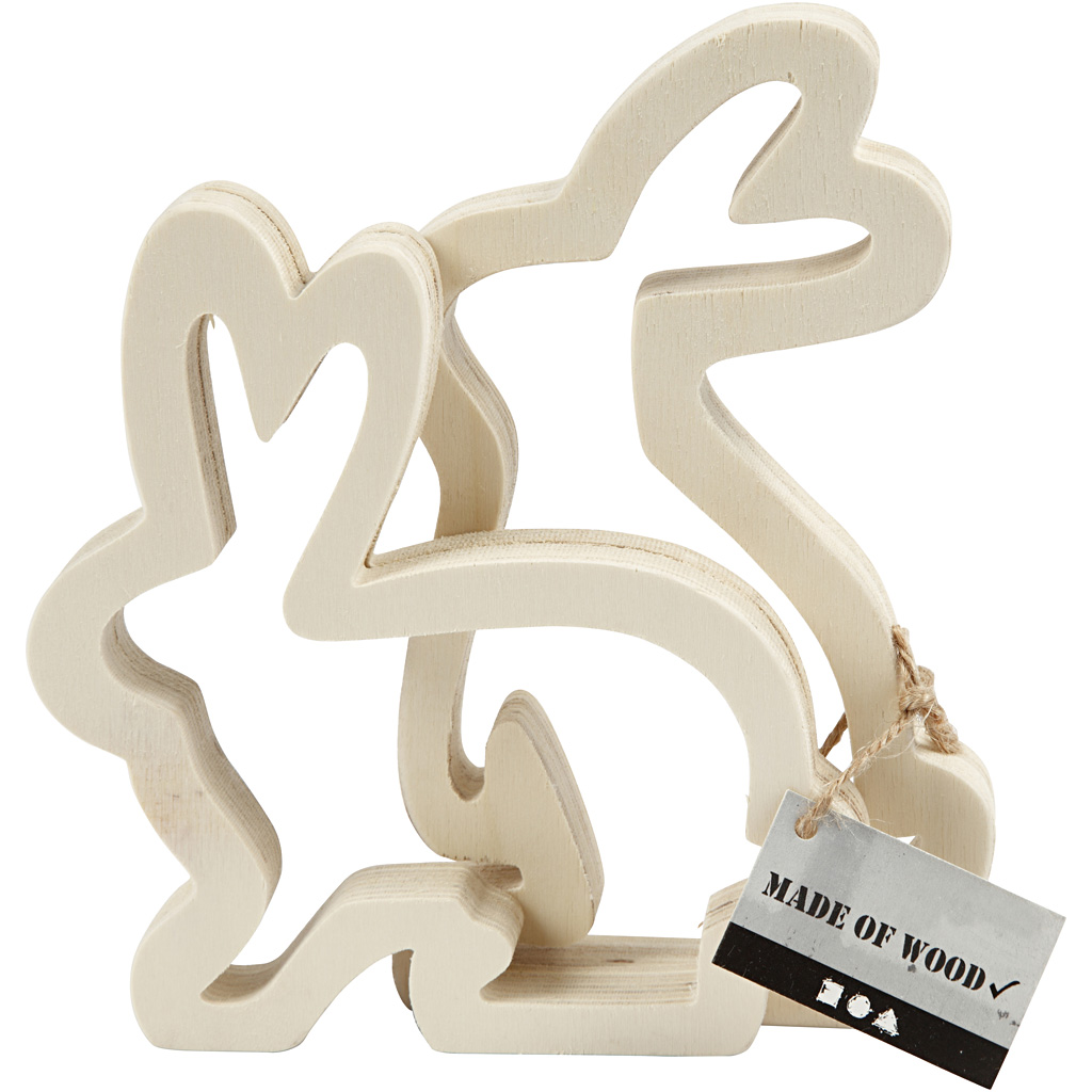 Jänkud, K: 14 cm, S. 2 cm, L: 13 cm, 2 tk/ 1 pakk. - Image 2