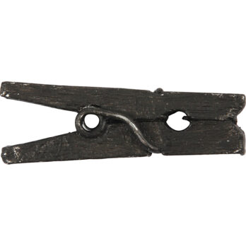 Mini riidepulk, L: 25 mm, W: 3 mm, must, 36 tk/ 1 pakk