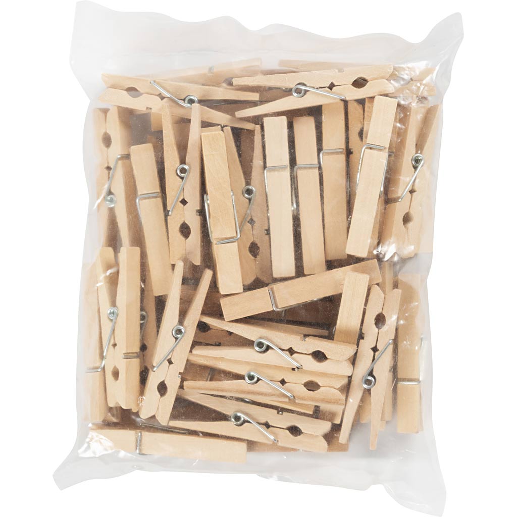 Rõivaklambrid, L: 48 mm, W: 6 mm, 50 tk/ 1 pakk - Image 2
