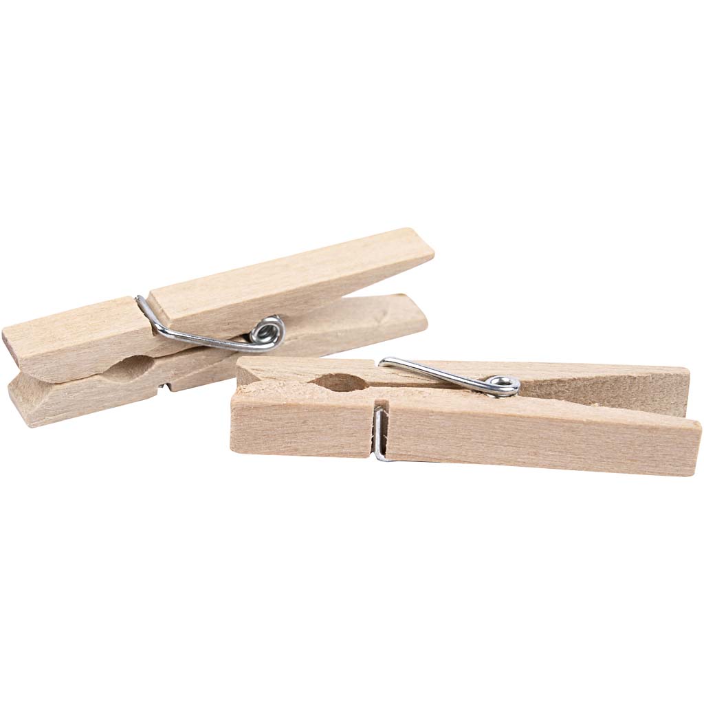 Rõivaklambrid, L: 48 mm, W: 6 mm, 50 tk/ 1 pakk - Image 3