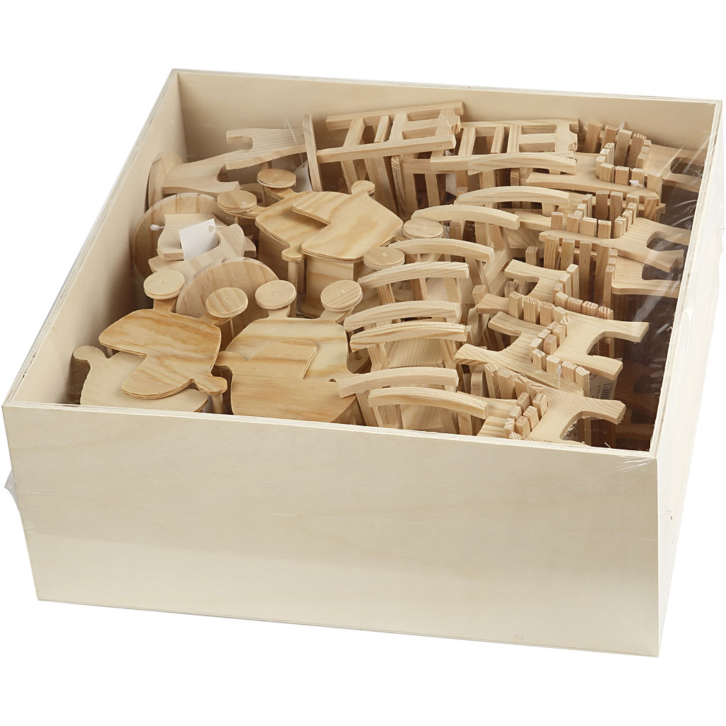 Minimööbel, aiamööbel, lapsevanker, tool, kiiktool, pink, H: 5,8-10,5 cm, 50 tk/ 1 pakk - Image 2