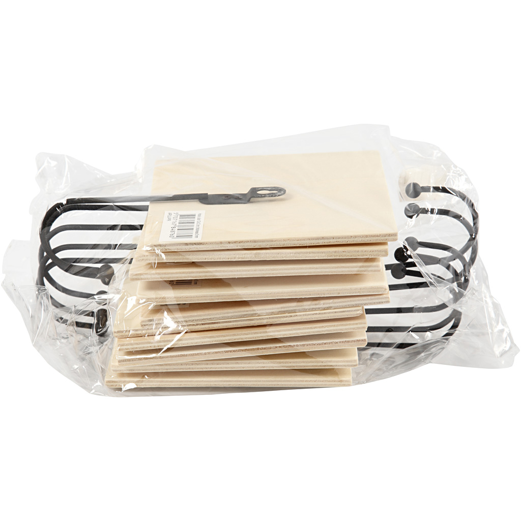 Konks, suurus 12x12 cm, paksus 5 mm, 10 tk/ 1 pakk - Image 2