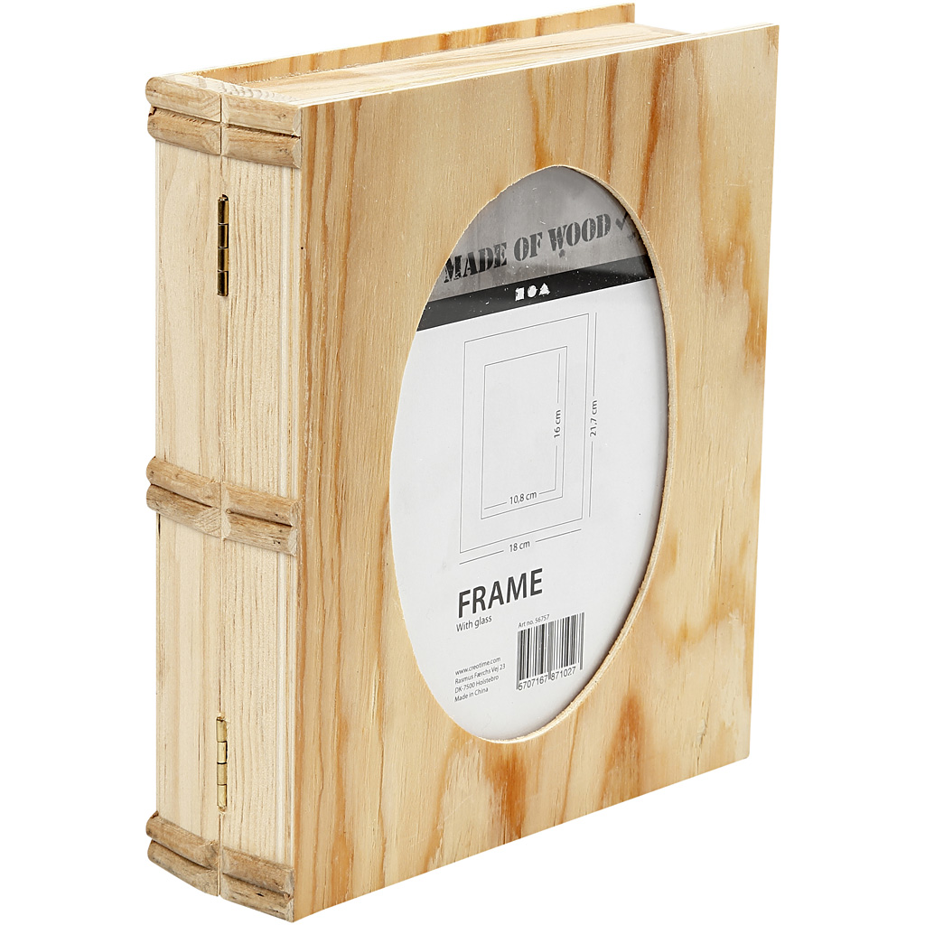 Raamatukarp, suurus 21,7x18 cm, aukude suurus 16x10,8 cm, paksus 5,6 cm, 1 tk.