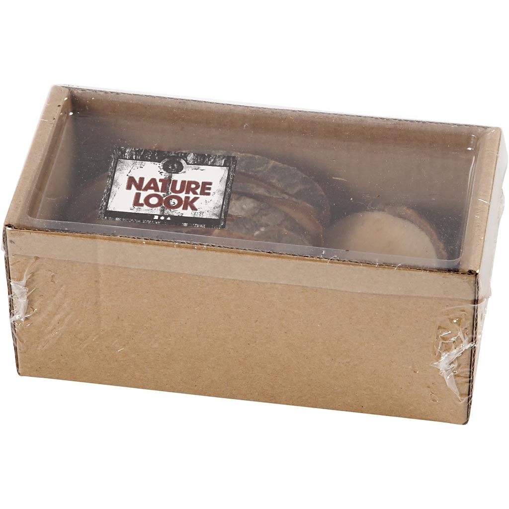 Puidust kettad, suurus 9,5x6 cm, paksus 6 mm, 12 tk/ 1 pakk - Image 2