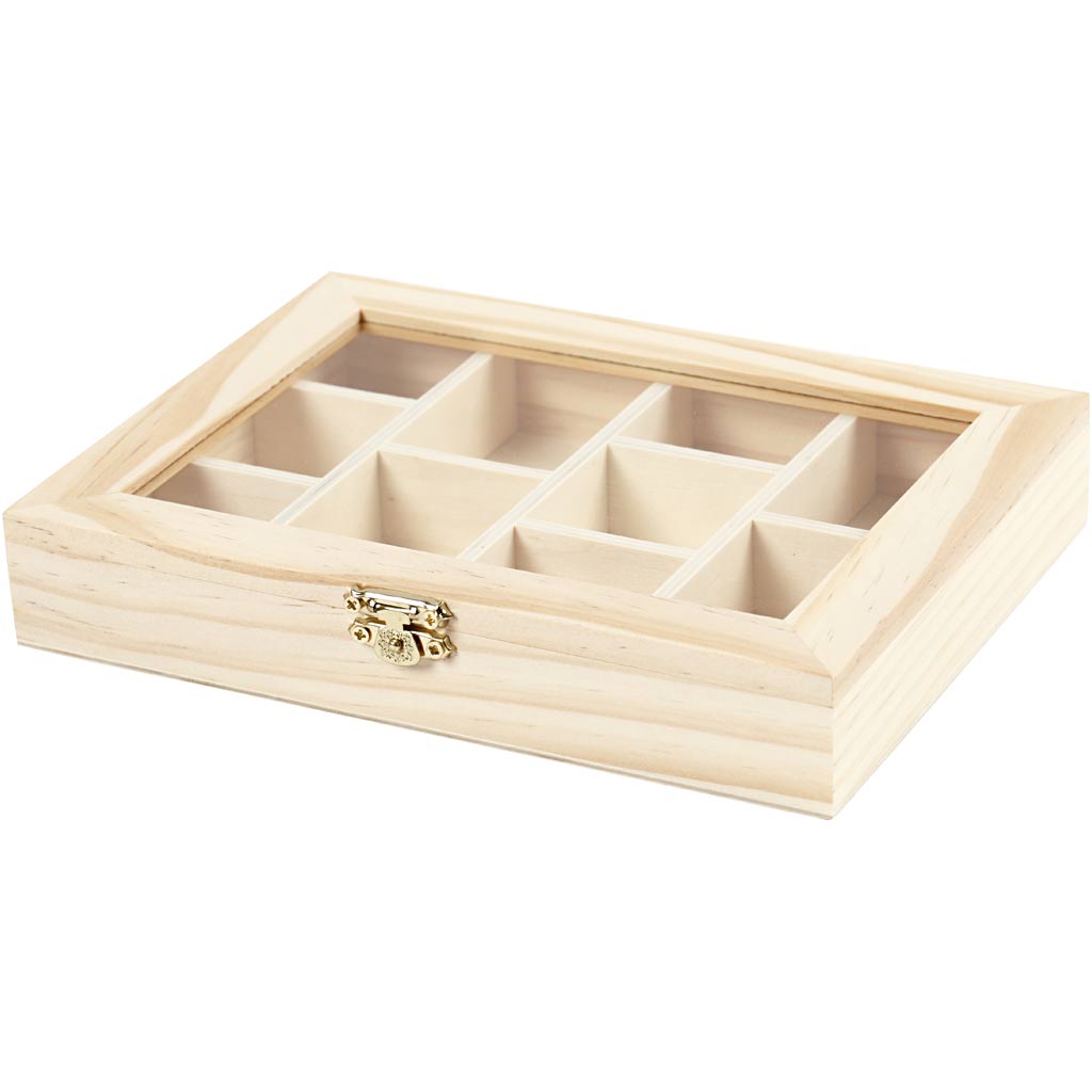 Karbi klaasist kaanega, suurus 15,5x20,5x3,5 cm, augu suurus 4,3x6,6 cm, 1 tk. - Image 4