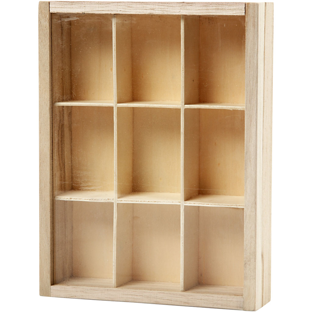 Vitriinkarp klaasist lükandkannega, D. 3,5 cm, suurus 17x13 cm, 1 tk - Image 7