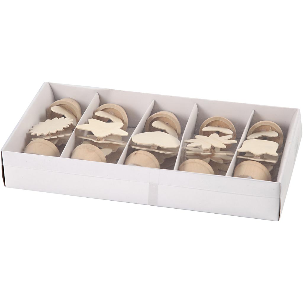 Märkmikuhoidjad, H: 10 cm, diameeter. 5 cm, 10 tk/ 1 pakk - Image 2