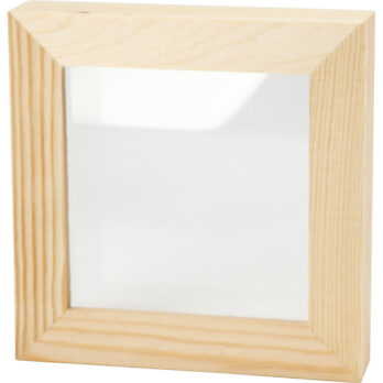 3D raam , D. 2,5 cm, suurus 12,3x12,3 cm, 1 tk.