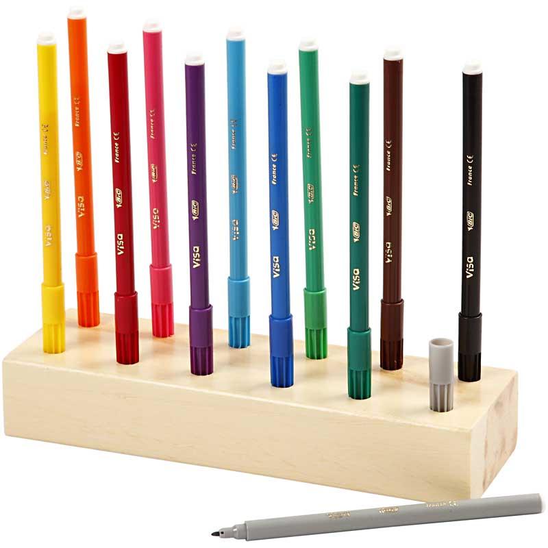 Pliiatsi statiiv, suurus 20x6,5x2,5 cm, 1 tk - Image 2