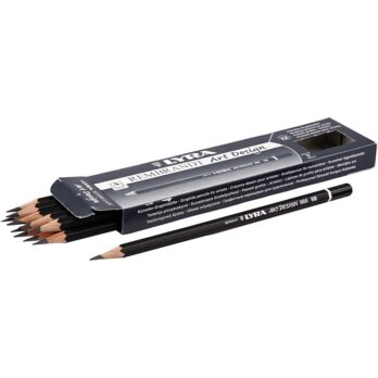 Art Design joonistuspliiatsid, dia. 6,9 mm, 6B, münt 1,8 mm, 12 tk/ 1 pakk