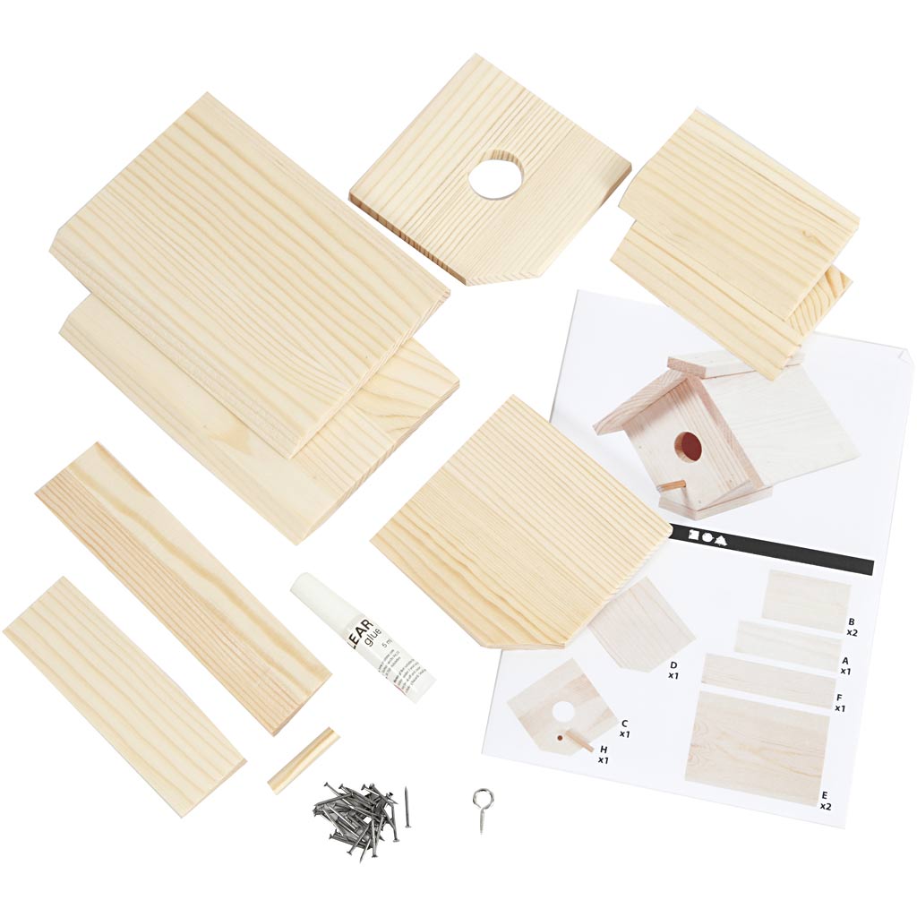 Linnupesa, K: 13 cm, S. 14,5 cm, L: 16 cm, 1 tk. - Image 5