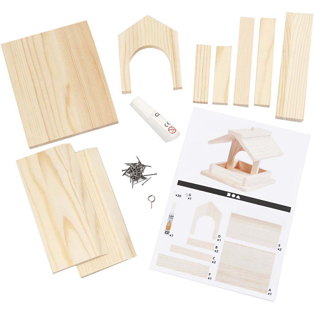 Linnusöötja, K: 12,5 cm, S. 14,5 cm, L: 11,5 cm, 1 tk. - Image 5