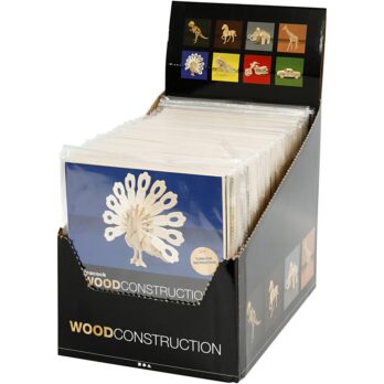 3D ehitusfiguur, suurus 9-25 cm, 8x6 tk/ 1 pakk